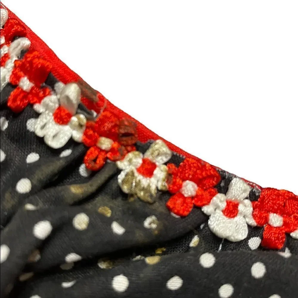 Softball Theme Polka Dot Doggy Dress